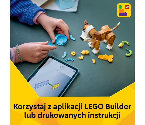 LEGO CREATOR 31382 Urocze zwierzątka: psotny szczeniaczek - 1473431 - zdjęcie 13